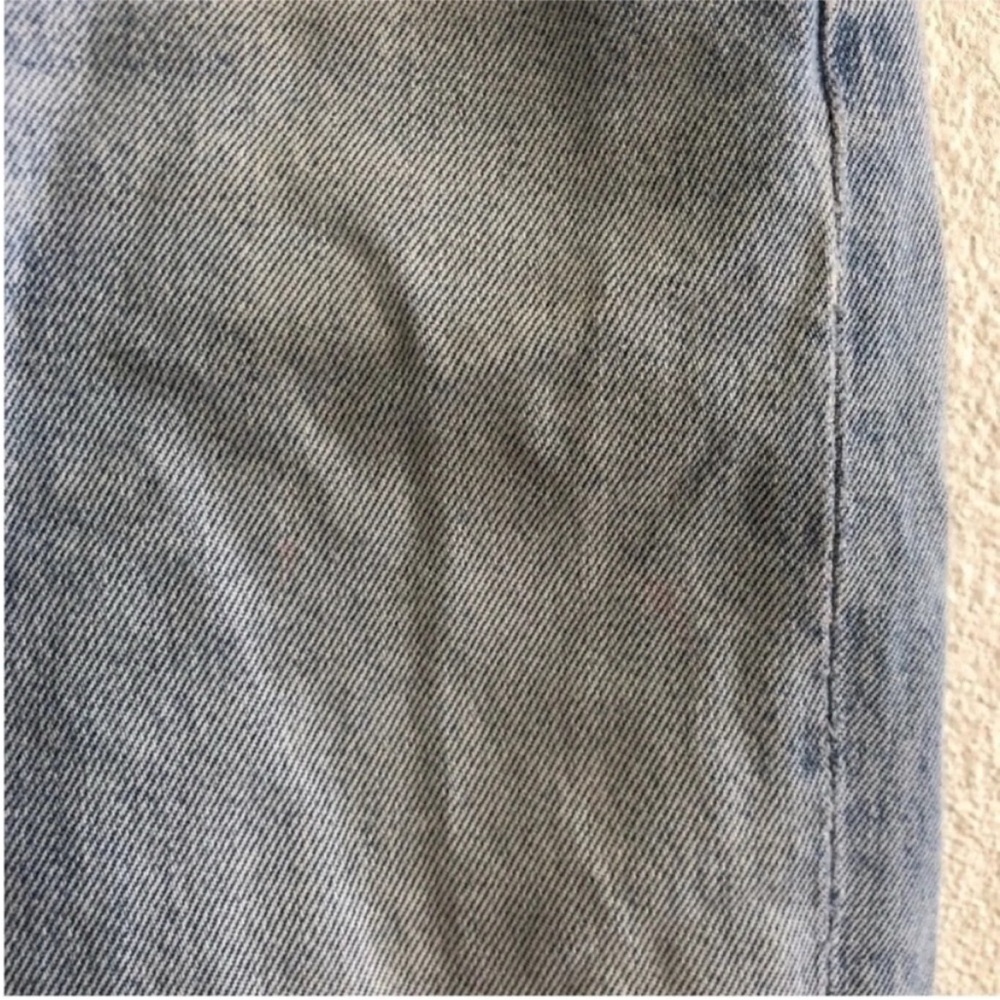 Agolde Riley High Rise Straight Leg Crop Distressed Jeans - Picture 5 of 8